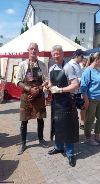 Участие в международном празднике-конкурсе кузнечного мастерства «Зніч»