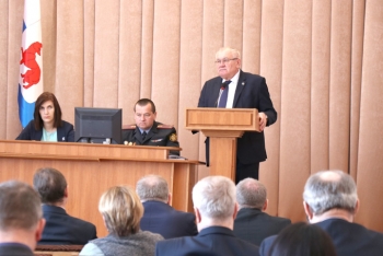 Заместитель министра энергетики Беларуси Михаил Михадюк принял участие в заседании райисполкома