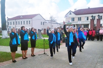 В Мстиславском районе состоялся флешмоб 