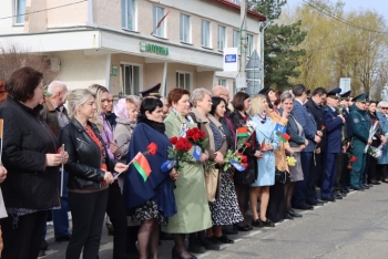 В Мстиславле прошёл митинг, приуроченный Международному дню освобождения узников фашистских концлагерей