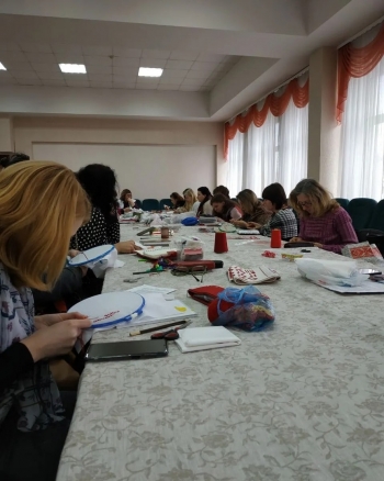 Семинар-практикум по выполнению творческих заданий по вышивке карты Беларуси