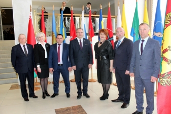 Делегация Мстиславского района на подведении итогов социально-экономического развития региона за 2020 год