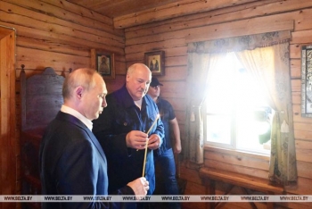 Лукашенко и Путин встретились на острове Валаам