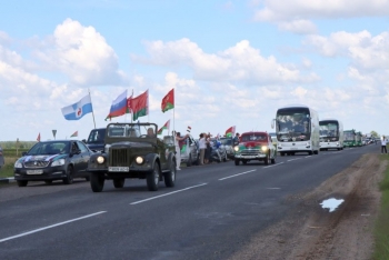 Мстиславль встречает участников проекта «Дорогами памяти и славы». Фото