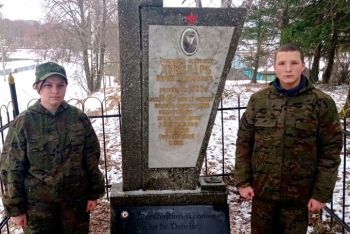 2 февраля исполнилось 100 лет со дня рождения участника Великой Отечественной войны Юрия Дубеларя. Пионеры Селецкой школы почтили его память