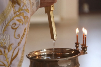 В Свято-Успенском Пустынском монастыре отметили Крещение Господнее.