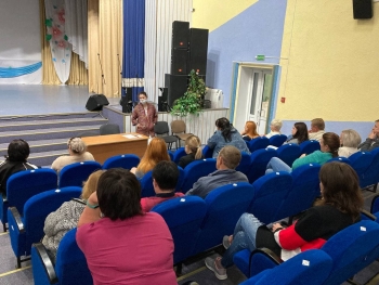 Встреча работников культуры с заведующей учреждение здравоохранения «Мстиславская центральная районная больница» Карпович Оксаной Викторовной