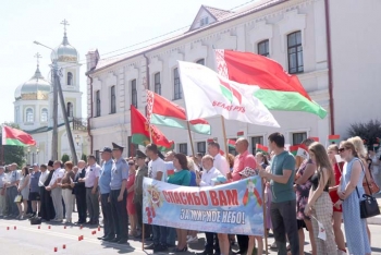 В Мстиславле в парке Мира прошёл митинг-реквием в память о жертвах Великой Отечественной войны «Память сердца»