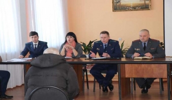 В Мстиславле при участии заместителя прокурора Могилёвской области Андрея Волкова прошло заседание Совета общественного пункта охраны правопорядка