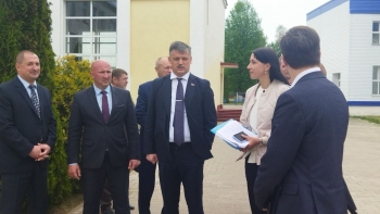 Министр спорта и туризма Республики Беларусь Сергей Ковальчук с рабочим визитом посетил Мстиславский район